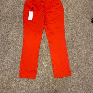 Women’s Lacoste Orange Pants